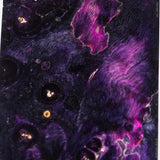 Stabilized box elder burl wood block