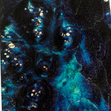 Stabilized box elder burl wood block