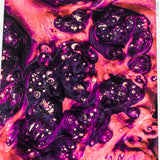 Stabilized box elder burl wood block