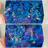 Stabilized box elder burl wood block