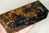 Stabilized box elder burl wood block