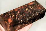 Stabilized box elder burl wood block