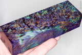 Stabilized masur karelian birch wood block