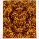 Stabilized golden amboyna burl wood panels