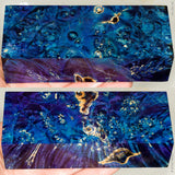 Stabilized box elder burl wood block