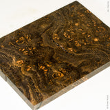 Stabilized wood oak burl panels