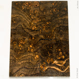 Stabilized wood oak burl panels