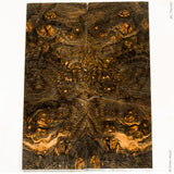 Stabilized wood oak burl panels