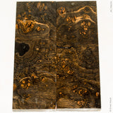 Stabilized wood oak burl panels