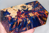 Large stabilized box elder burl wood block