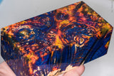 Large stabilized box elder burl wood block