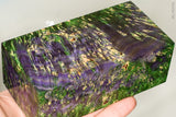 Large stabilized box elder burl wood block