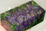 Large stabilized box elder burl wood block
