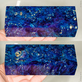 Stabilized box elder burl wood block