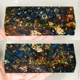 Stabilized box elder burl wood block