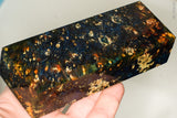 Stabilized box elder burl wood block