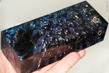 Stabilized box elder burl wood block