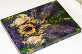 Stabilized box elder burl wood scales