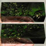 Stabilized box elder burl wood block