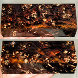 Stabilized box elder burl wood block