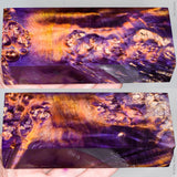 Stabilized box elder burl wood block