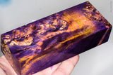 Stabilized box elder burl wood block