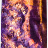 Stabilized box elder burl wood block