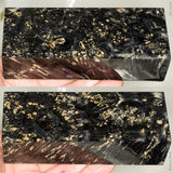 Stabilized box elder burl wood block