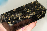 Stabilized box elder burl wood block
