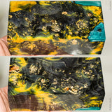 Stabilized box elder burl wood block