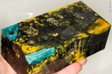 Stabilized box elder burl wood block