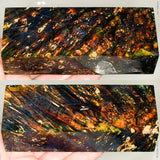 Stabilized box elder burl wood block