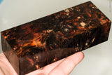 Stabilized box elder burl wood block