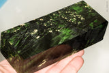 Stabilized box elder burl wood block