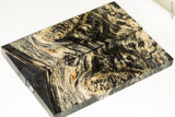 Stabilized box elder burl wood scales