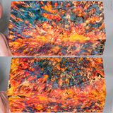 Large stabilized box elder burl wood block
