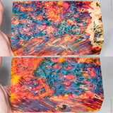 Large stabilized box elder burl wood block