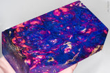 Large stabilized box elder burl wood block