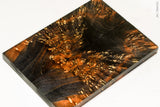 Stabilized box elder burl wood scales