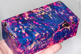 Large stabilized box elder burl wood block