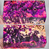 Large stabilized box elder burl wood block