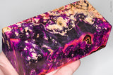 Large stabilized box elder burl wood block