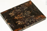 Stabilized box elder burl wood scales