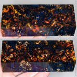 Stabilized box elder burl wood block
