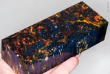 Stabilized box elder burl wood block
