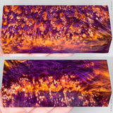 Stabilized box elder burl wood block