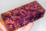 Stabilized box elder burl wood block