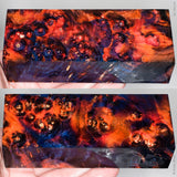 Stabilized box elder burl wood block