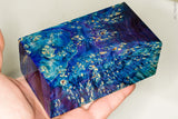 Large stabilized box elder burl wood block