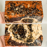 Large stabilized box elder burl wood block